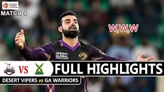 Thumbnail: Guyana Amazon Warriors vs Desert Vipers 4th Match Full Highlights GSL 2026 | DV VS GAW