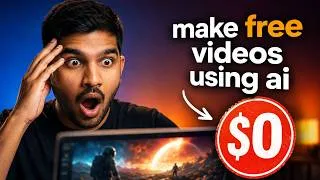 Thumbnail: I Made a Free AI Video With One Prompt