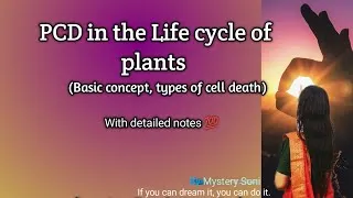 Thumbnail: PCD in the life cycle of plants | Basic concept |  Types of cell death| Apoptosis |Developmental PCD