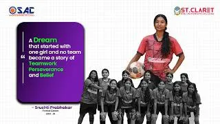 Thumbnail: From One Girl to a Team of Champions | Srushti Prabhakar's Football Journey | SCPC Documentary