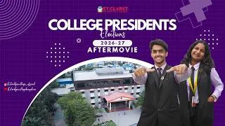 Thumbnail: College Presidents Election 2025–26 | Official Aftermovie 🎬 | St. Claret PU College | SCPC