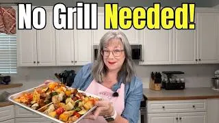 Thumbnail: Small Batch Labor Day Menu (Air Fryer Kabobs for 2)