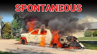 Thumbnail: Electric Silverado Catches Fire After Sitting for Two Weeks