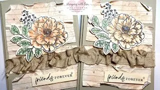Thumbnail: Shabby Chic Cottage Rose Card!