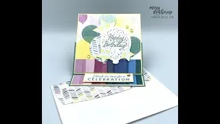 Thumbnail: Stampin' Up//Bright & Beautiful//Beautiful Balloons//Book Fold Easel//2023-2024 Annual//Sneak Peek
