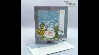 Thumbnail: Stampin Up//Playing in the Rain//Rain or Shine//Sneak Peek//Accordion Fun Fold//Jan-Apr 2023 Mini