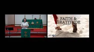Thumbnail: Faith & Gratitude | Ps Cheryl Tan | 25 Jul 2026 | SACTC