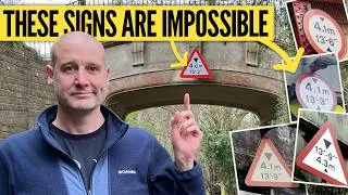 Thumbnail: What is up with UK bridge height signs?