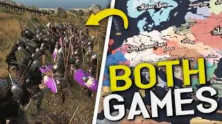 Thumbnail: Crusader Kings 3 Map BUT Bannerlord Battles...