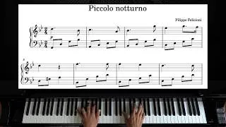 Thumbnail: Piccolo notturno - Filippo Felicioni | Piano with Sheet Music