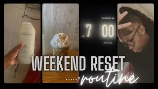 Thumbnail: WEEKEND RESET ROUTINE☆| skincare,homework,shower routine