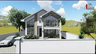 Thumbnail: Simple 4 Bedroom House Design | Mansionette with Floor Plan
