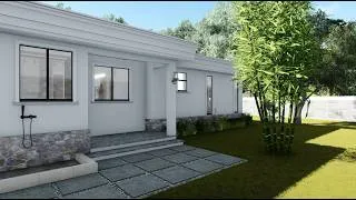 Thumbnail: Simple Small House Design | 3 Bedroom Bungalow with floor plan - 120sqm #architecture 