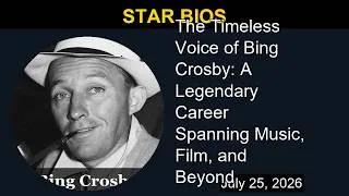 Thumbnail: The Timeless Voice of Bing Crosby: A Legendary Career Spanning Music, Film, and Beyond | Star Bios