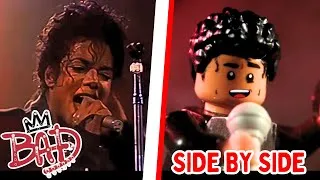Thumbnail: LEGO Michael Jackson - Bad Live | Side by Side Comparison