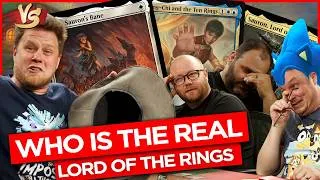 Thumbnail: Who's the REAL Lord of the Rings? | Commander VS | Magic: the Gathering Gameplay