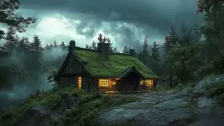 Thumbnail: Rain and Thunderstorm Sounds in Cozy Cottage in Countryside | Relaxing Ambience for Sleep