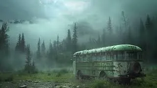 Thumbnail: Lost in Time: Relaxing Rain Sounds in an Abandoned Bus | Foggy Forest Camping Ambience