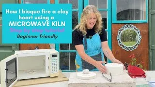 Thumbnail: Bisque Firing in a Microwave Kiln | Step-by-Step Tutorial and beginner friendly.
