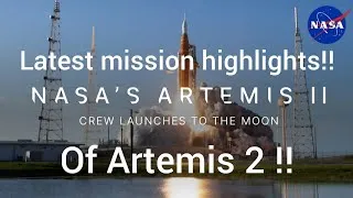 Thumbnail: Artemis 2 highlights!!  #artemis2 #artemis #space #nasa #youtubevideo #astronomy 