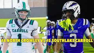 Thumbnail: TX POWERHOUSES!! #4 North Crowley vs #5 Southlake Carroll 2026