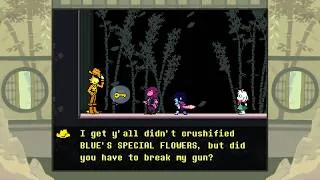 Thumbnail: Destroying Yellow's Gun without Crushifying Blue's Flowers - Deltarune Chapter 5