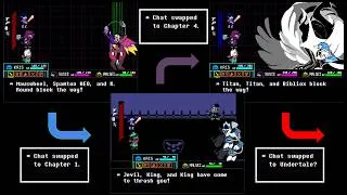 Thumbnail: Deltarune Enemy Randomizer, but Chat can decide which Chapter I'm playing! (Finale)