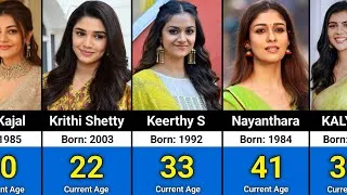 Thumbnail: Current Age Of South Indian Actress 2026