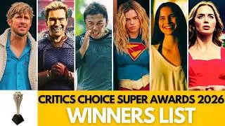 Thumbnail: Critics Choice Super Awards 2026 | Complete Winners List
