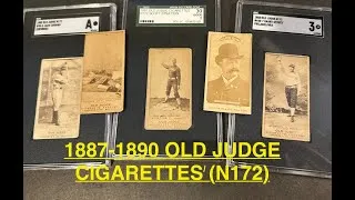 Thumbnail: 1887-1890 “OLD JUDGE” CIGARETTES (N172) Baseball Cards *Dating Guide, Favorite Players & Teams*