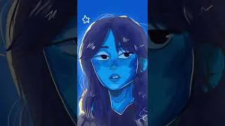 Thumbnail: What does my art taste like? 🦋🫐💕✨ #shorts