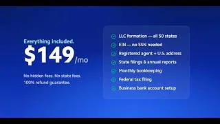Thumbnail: How to Start a US LLC From Anywhere (Step-by-Step, $0 Upfront)
