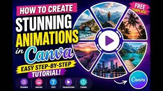 Thumbnail: How to Create Stunning Animations in Canva | Easy Step-by-Step Tutorial