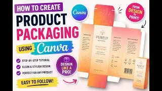 Thumbnail: How to Create Product Packaging in Canva | Easy Step-by-Step Tutorial