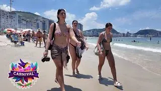 Thumbnail: Copacabana Beach Summer 2026 | 🇧🇷 Brazilian Walking Tour Rio de Janeiro Brazi