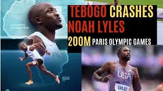 Thumbnail: Letsile Tebogo dethrones Noah Lyles - 200m olympic champ #paris2024 #usa #africa