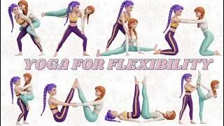Thumbnail: Great Full Body Partner Yoga for Kids | Easy Flexibility & Balance Routine
