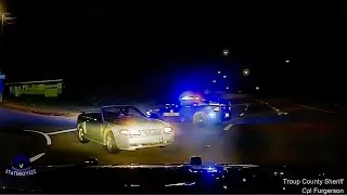 Thumbnail: Mustang Convertible Flees GSP — TFC Fuller PITs Him THREE Times!