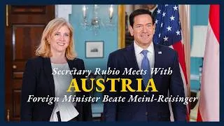 Thumbnail: Secretary Rubio Meets with Austrian Foreign Minister Beate Meinl-Reisinger