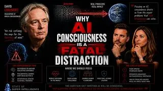 Thumbnail: Why AI Consciousness Is a Fatal Distraction | The AI That Blackmailed Its Creator: