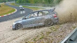 Thumbnail: NÜRBURGRING CHAOS! Almost Crashes, CRAZY Drivers & Highlights Tourist Drives Nordschleife