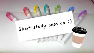 Thumbnail: Short study session | Study with me | Stationery Elf