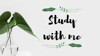 Thumbnail: Study with me + making tea🍵 | Stationery Elf