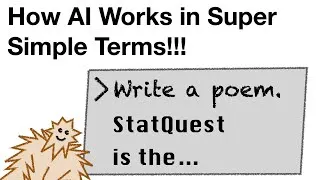 Thumbnail: How AI works in Super Simple Terms!!!