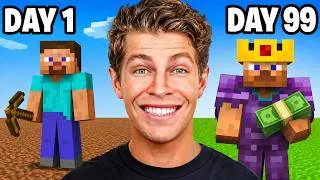 Thumbnail: $100 Every Day You Survive in Minecraft!