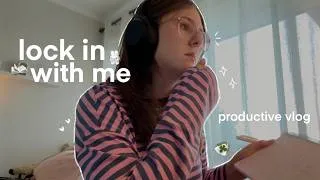 Thumbnail: productive vlog 👩🏻‍💻 realistic busy days, early morning routine, sunday reset & preventing burnout