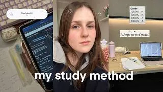 Thumbnail: how to study like a top student at university 📝 my method + tips