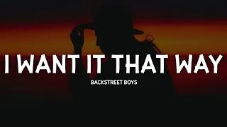 Thumbnail: Backstreet Boys - I Want It That Way (Lyrics)