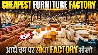 Thumbnail: Sofa set Bed Center Table Dining table from Factory in Kirti Nagar Furniture Market in Delhi #sofa 
