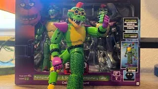 Thumbnail: fnaf merch review fnaf jazwares endo series wave 3 monty and shattered monty figures, i found him 🥹